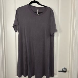 lululemon athletica Crewneck Tee Dress in Gray